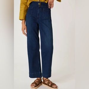Anthropologie Pilcro The Skipper Wide Leg Jeans, Size 31